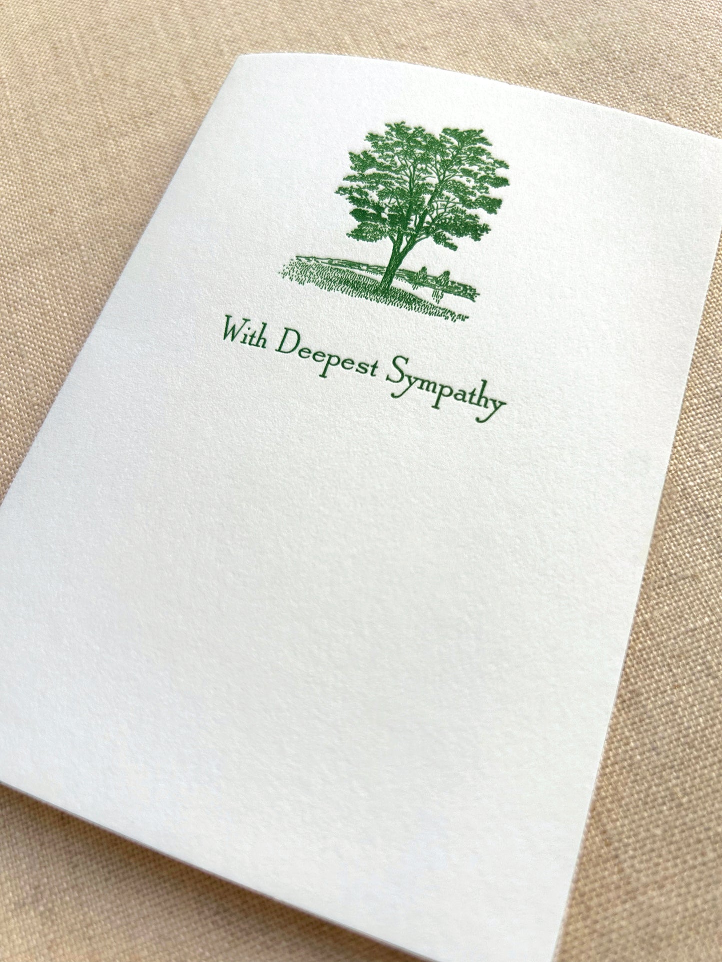 Sympathy Letterpress Card Set