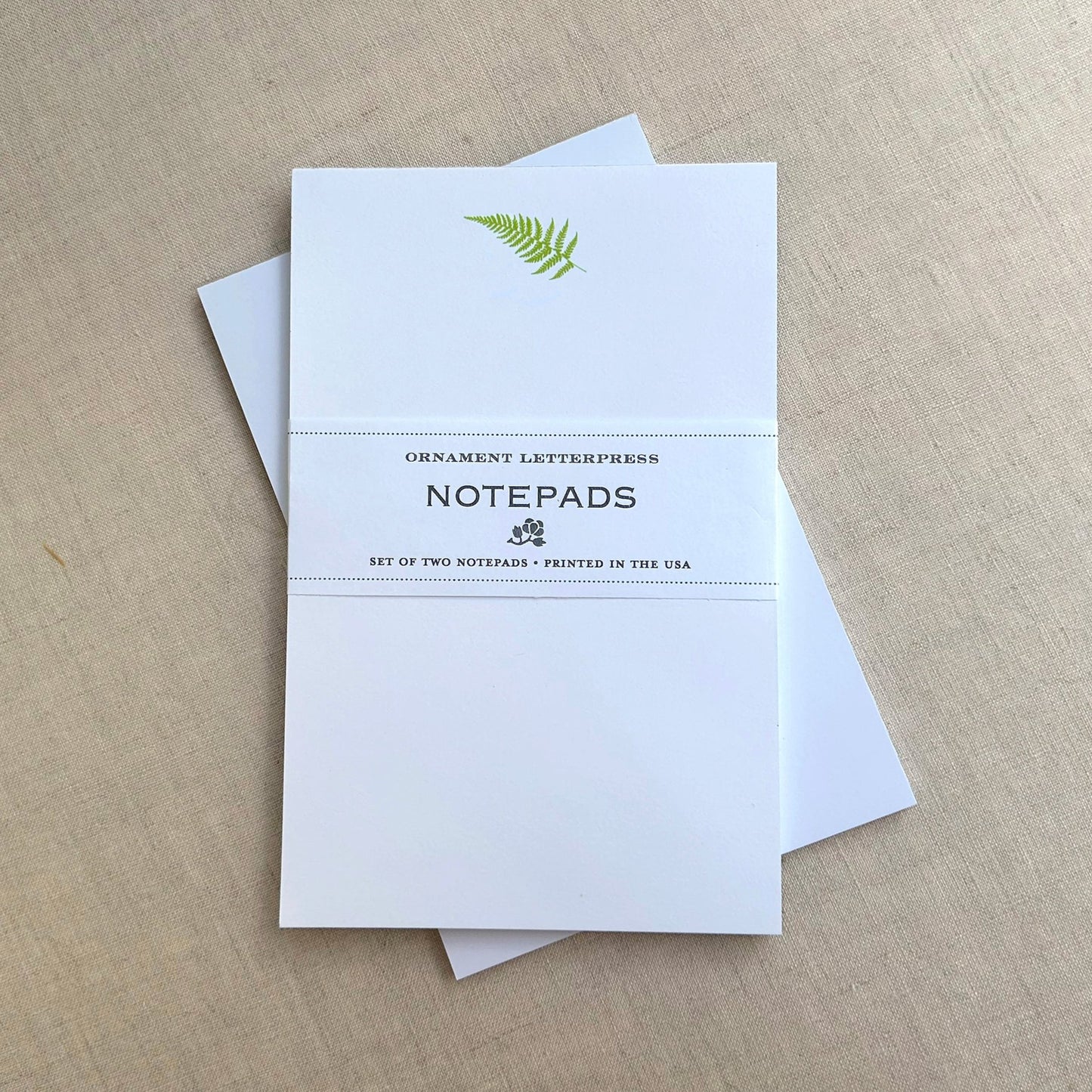 Set of Two Notepads - Flowerpot/Fern