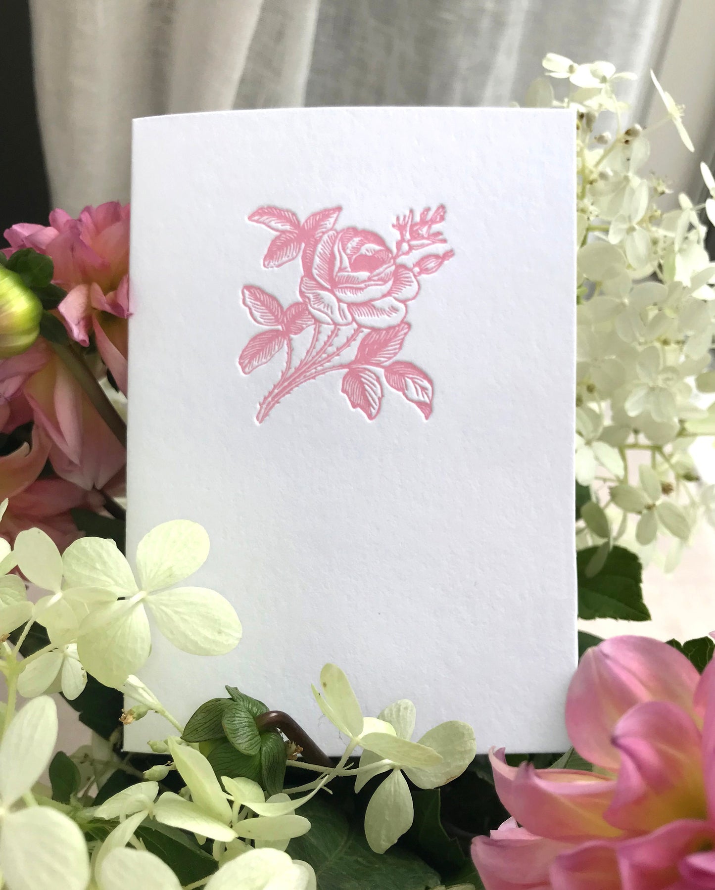 Rosa Rugosa Letterpress Card Set