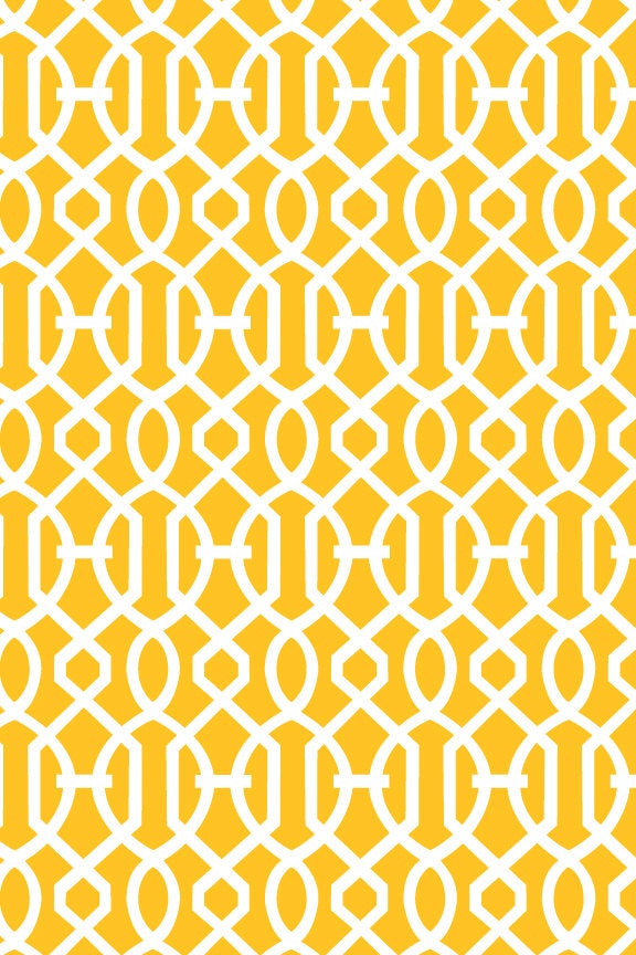 Yellow Trellis Gift Wrap