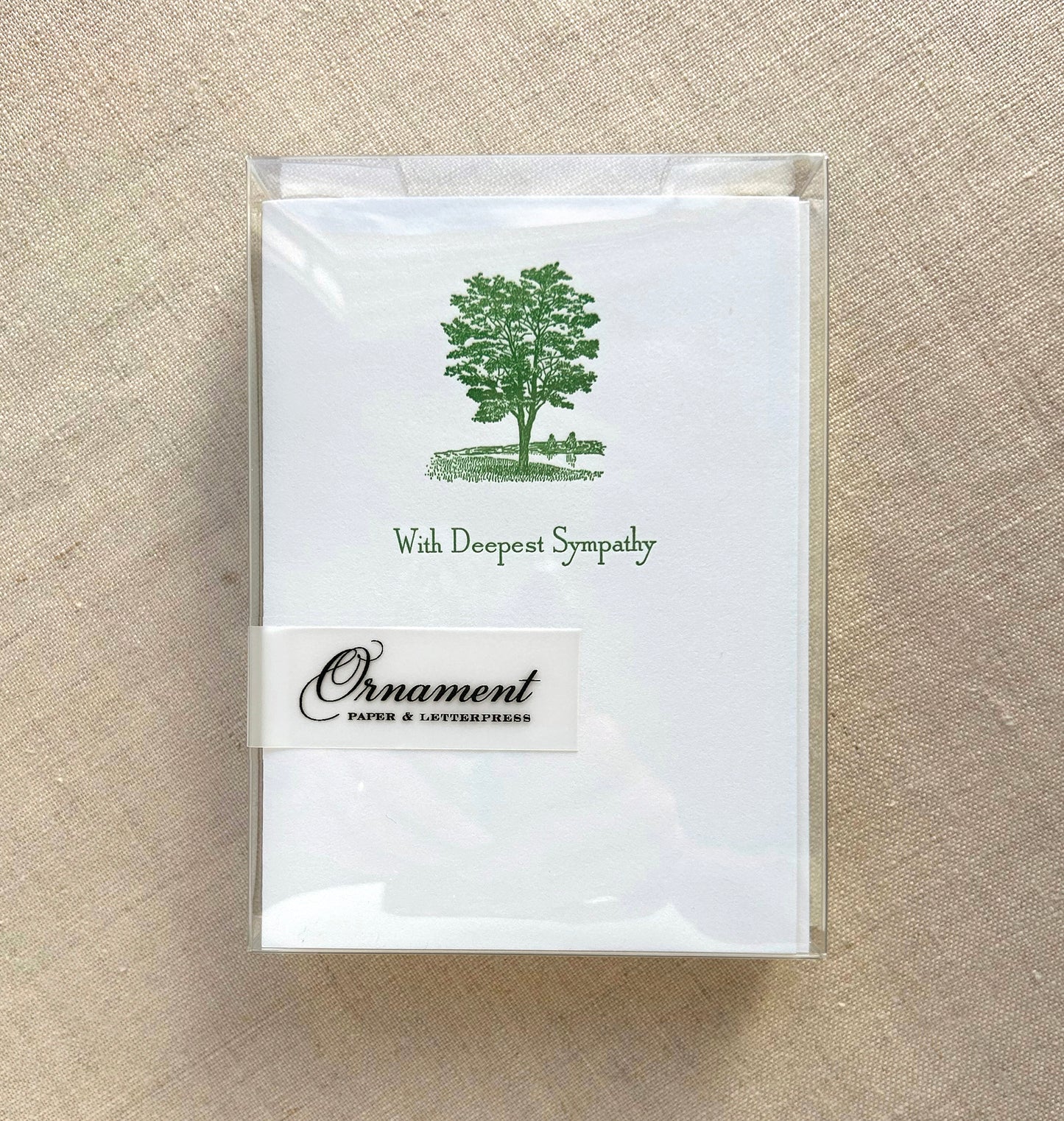 Sympathy Letterpress Card Set