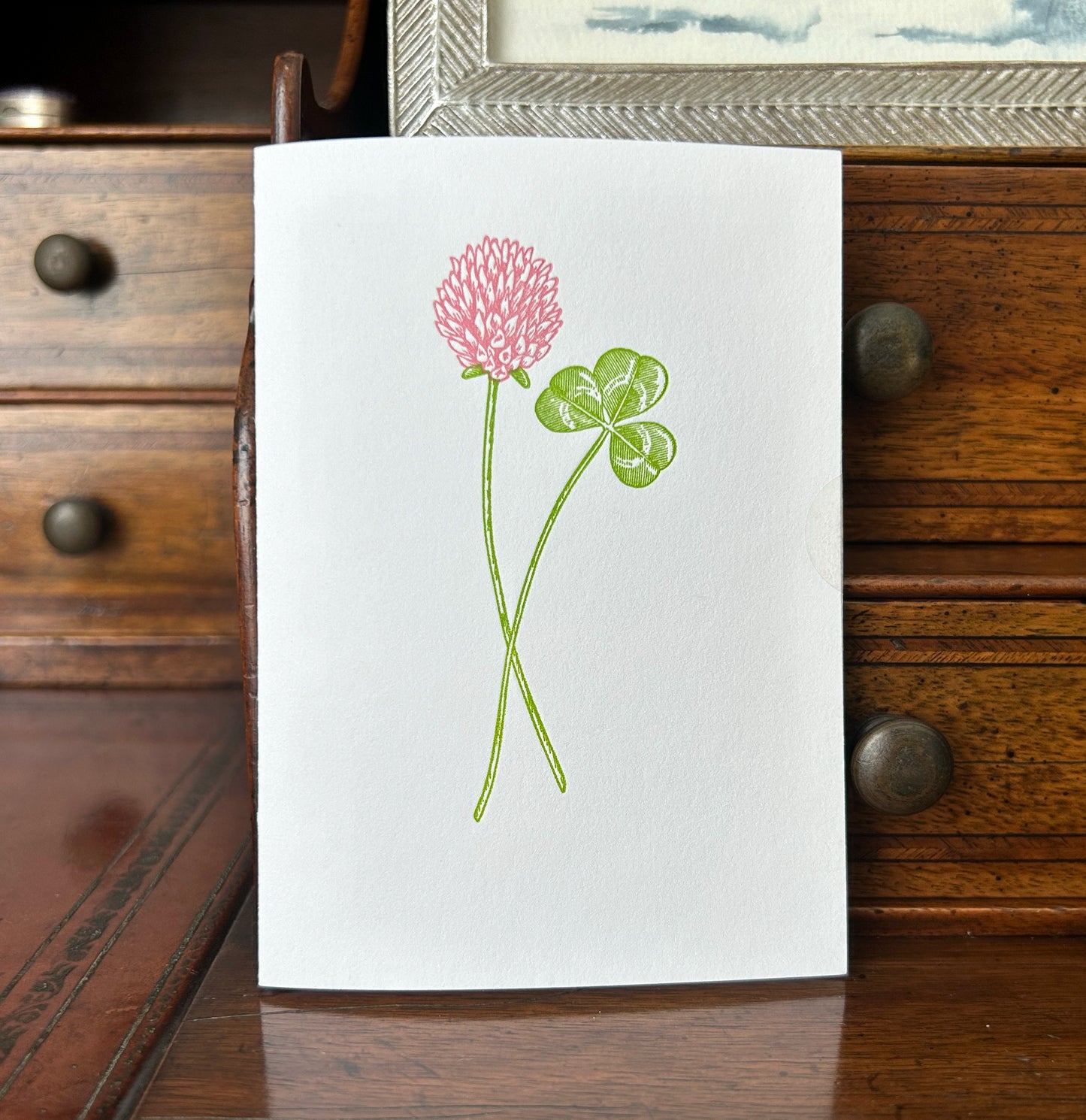 Clover Letterpress Card Set