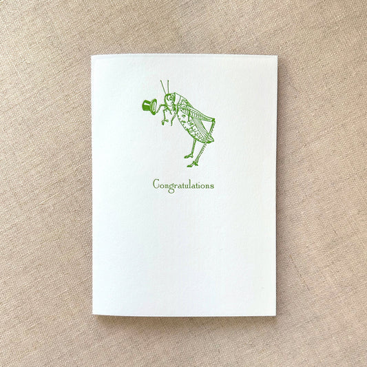Congratulations Letterpress Card Set