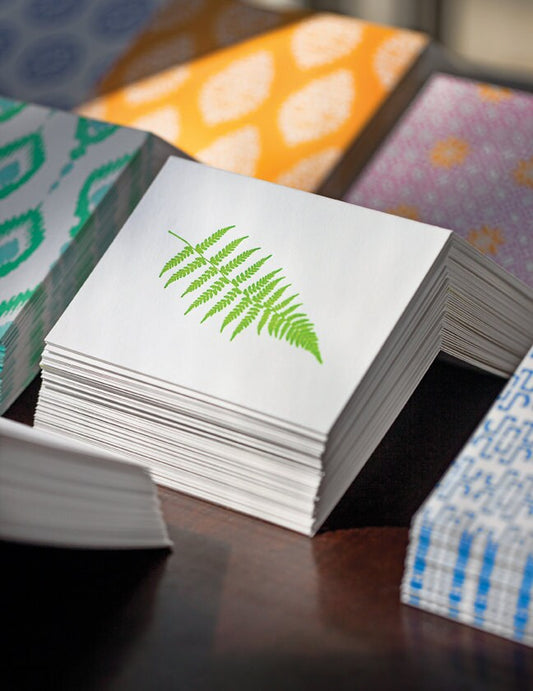 Fern Letterpress Card Set