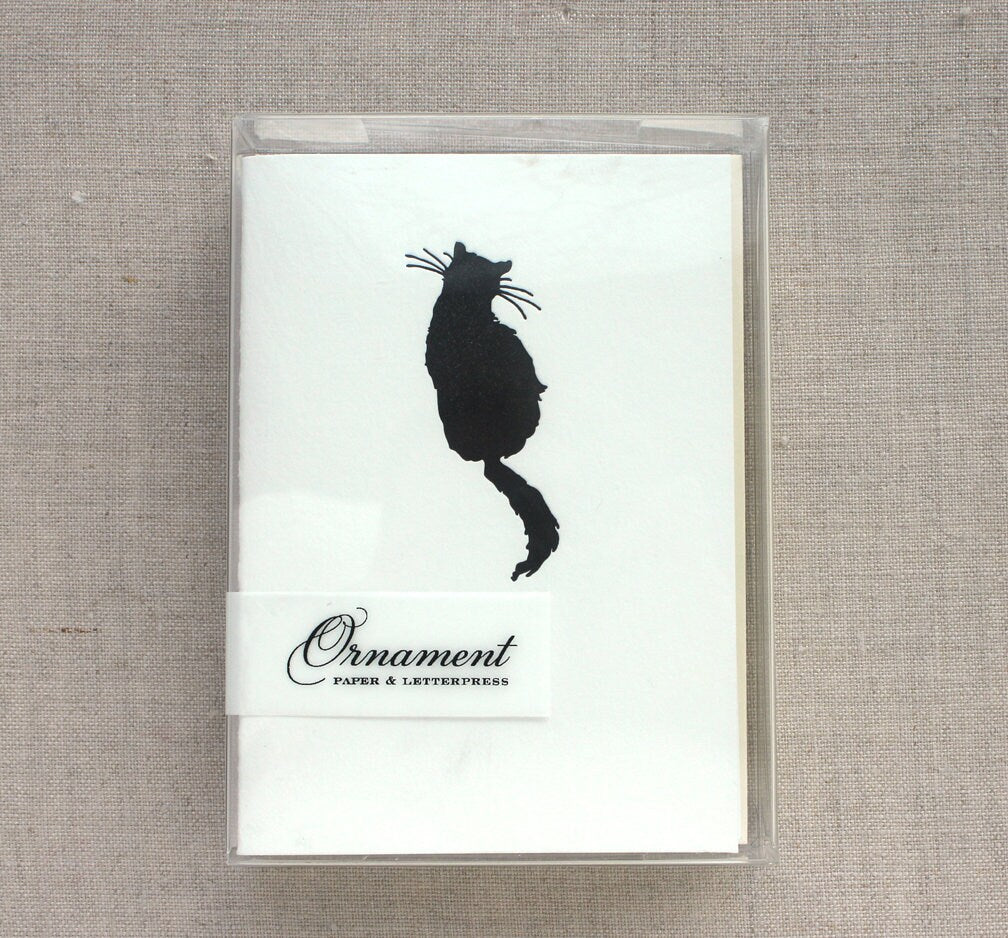 Cat Letterpress Card Set