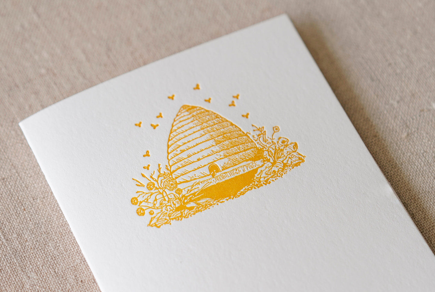 Beehive Letterpress Card Set