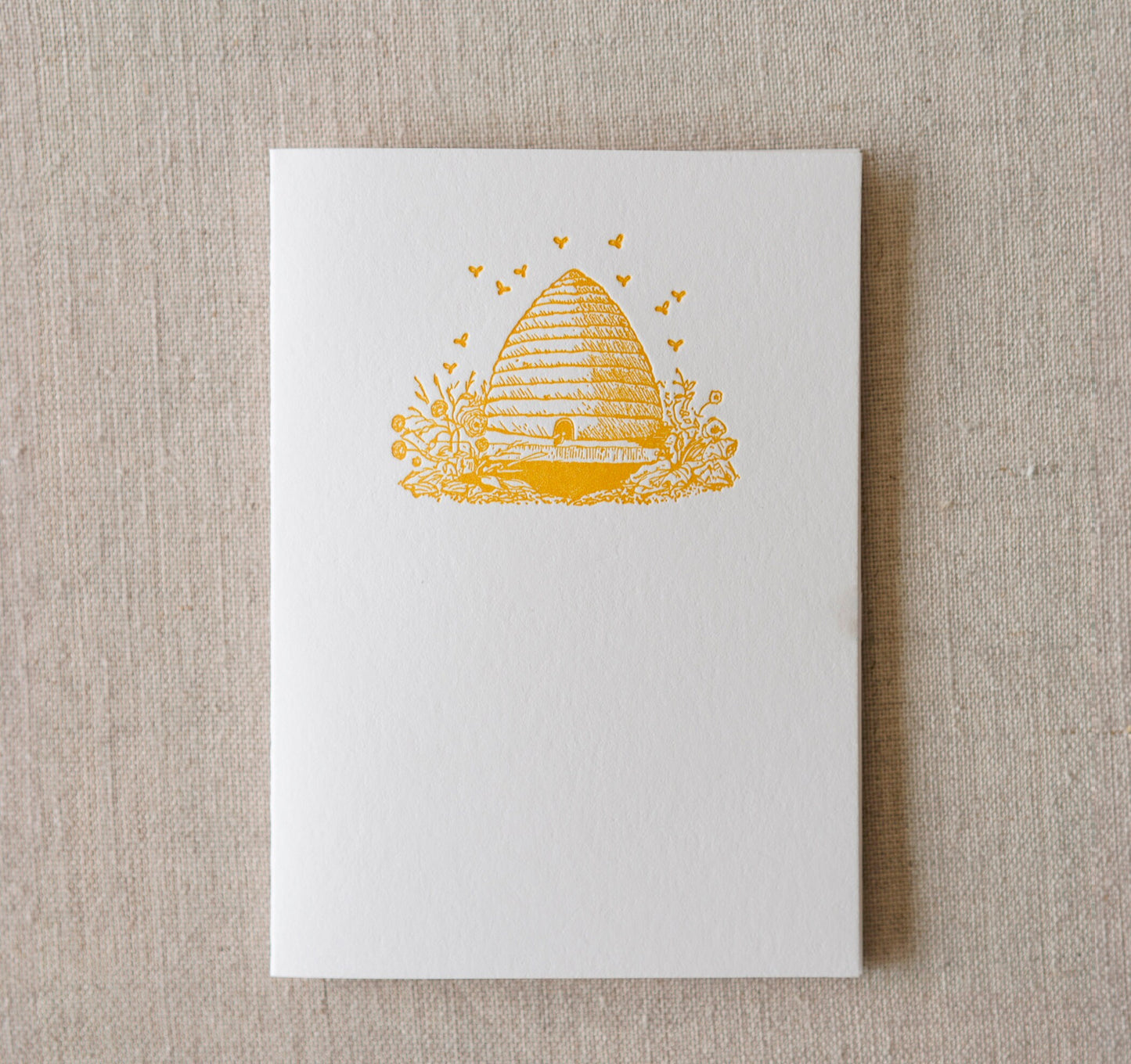 Beehive Letterpress Card Set