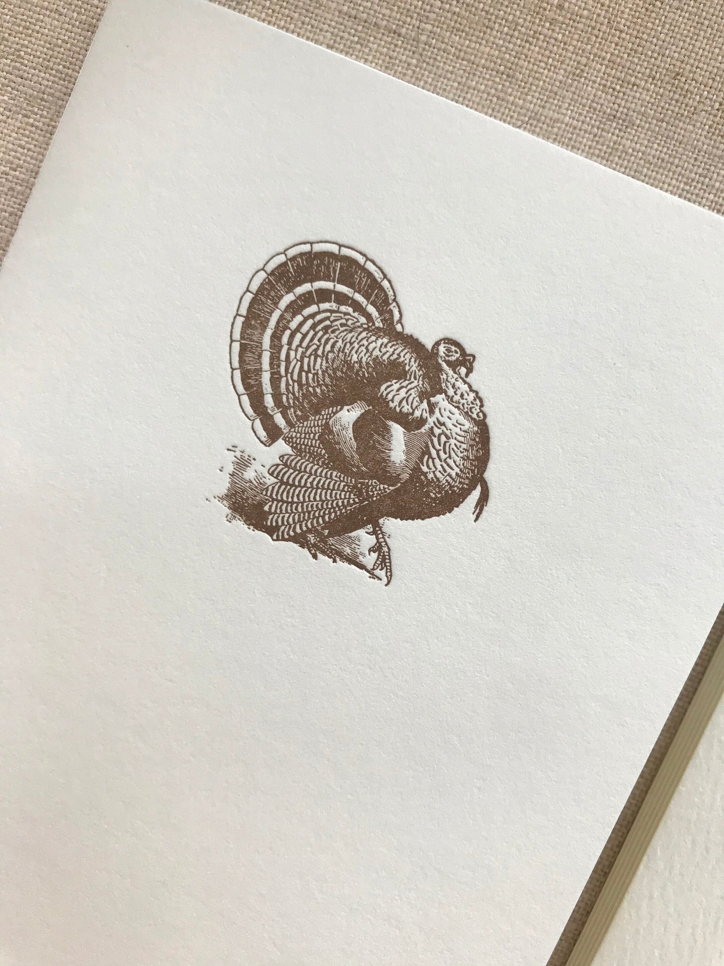 Turkey Letterpress Card Set