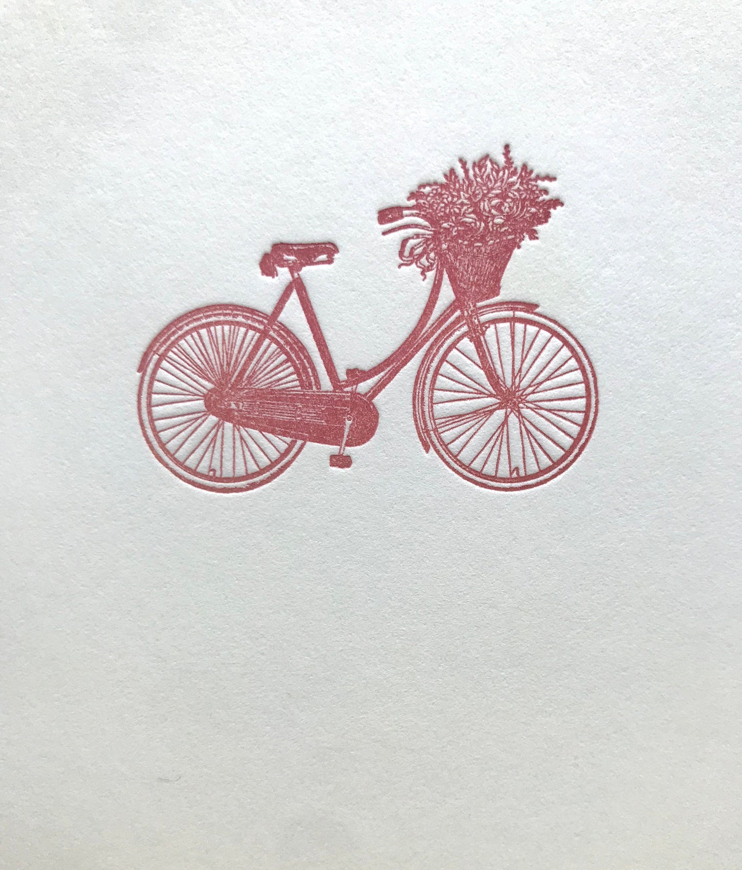 Bicycle Letterpress Card Set