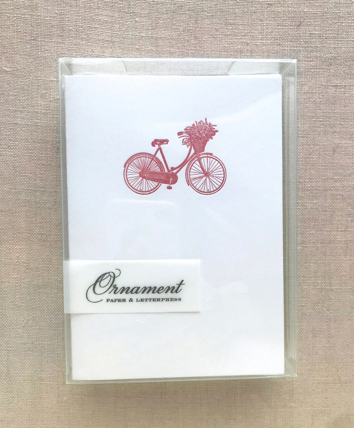 Bicycle Letterpress Card Set