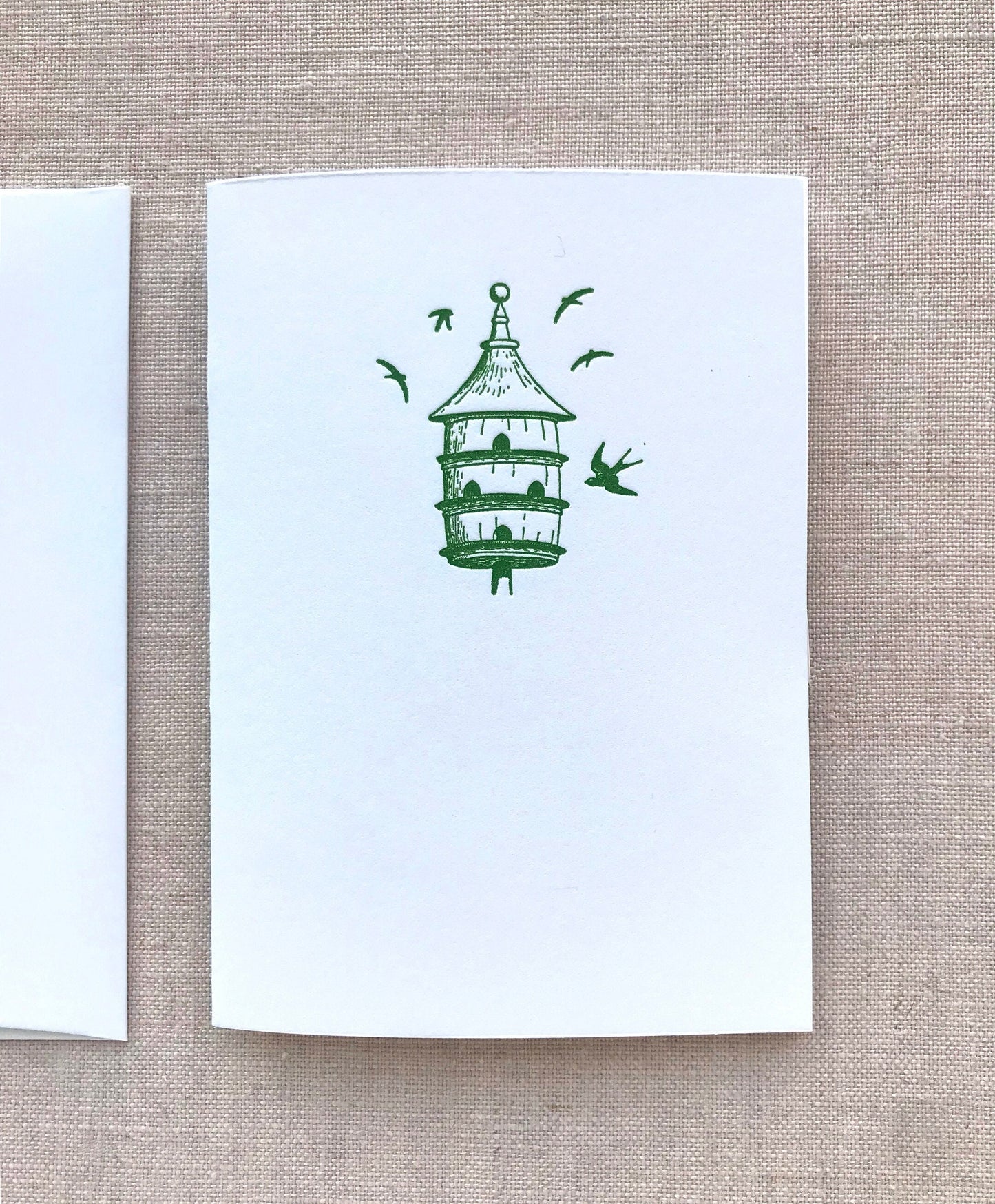 Bird House Letterpress Card Set