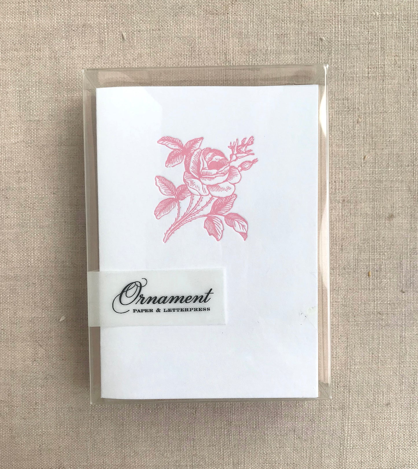 Rosa Rugosa Letterpress Card Set