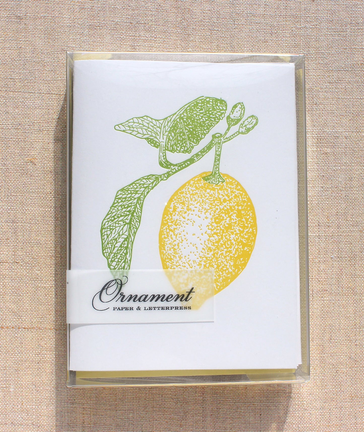 Lemon Branch Letterpress Card Set