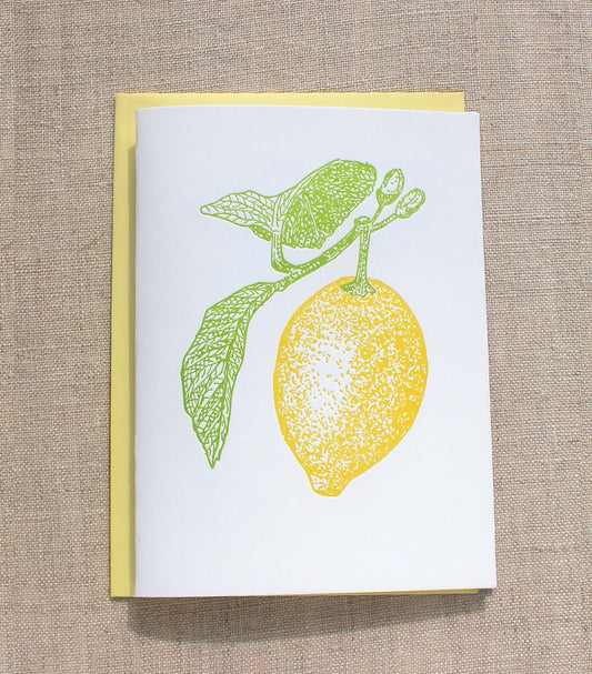 Lemon Branch Letterpress Card Set