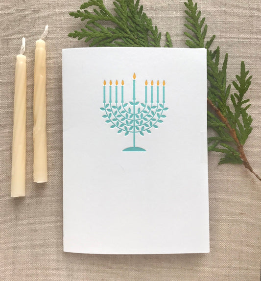 Hanukkah Letterpress Card Set