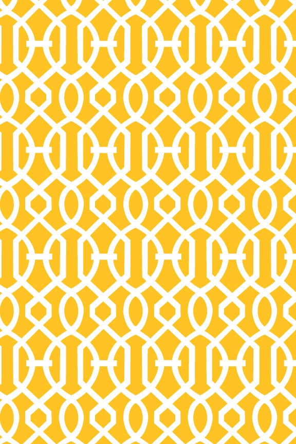 Yellow Trellis Gift Wrap